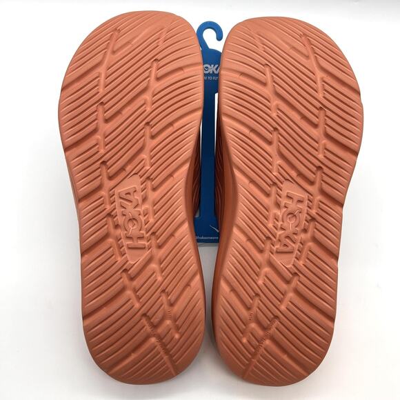 New HOKA ORA Luxe Sandals Men Sz 14 Sun Baked Baked Clay Recovery Slide 1134150